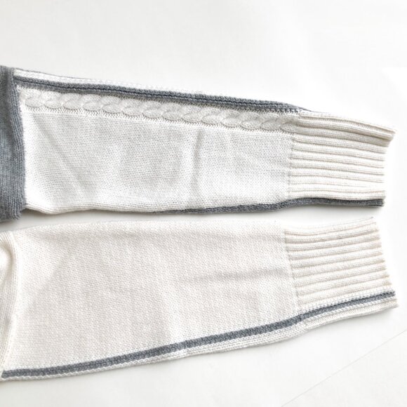 Zaket & Plover Wool Blend Cable Trim Sweater - Picture 10 of 11